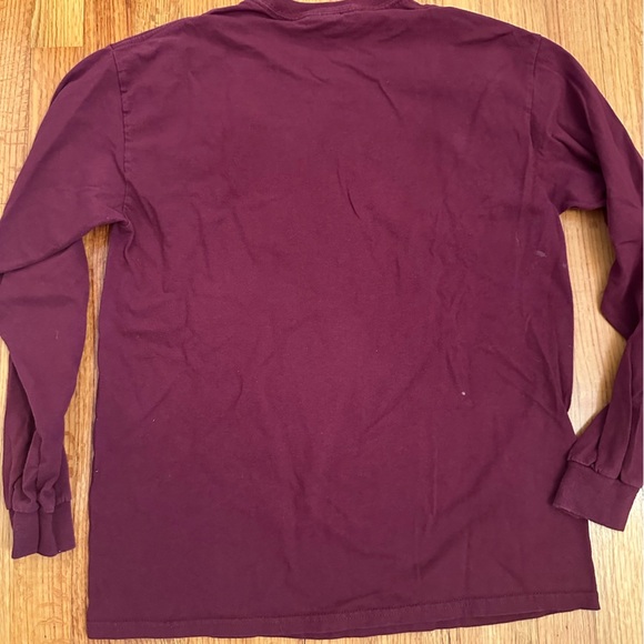 Virginia Tech Hokies Shirt Men Size M Maroon Tee Long Sleeve by MV sport (c6 - Picture 6 of 9